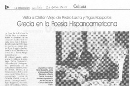 Grecia en la poesía hispanoamericana