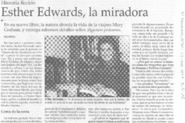 Esther Edwards, la miradora [entrevista]