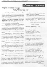 Roque Esteban Scarpa o la pasión de ser