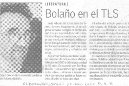 Bolaño en el TLS