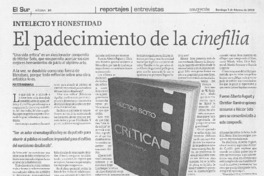 El padecimiento de la cinefilia