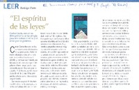 El espíritu de las leyes