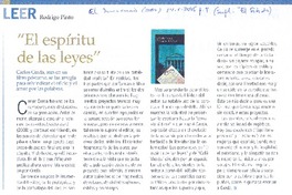 El espíritu de las leyes