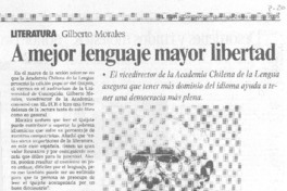 A mejor lenguaje mayor libertad