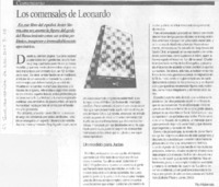 Los comensales de Leonardo