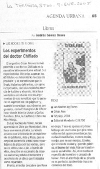 Los experiemtnso del doctor Chiflado