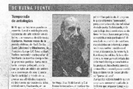 Temporada de antologías