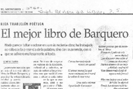 El mejor libro de Barquero