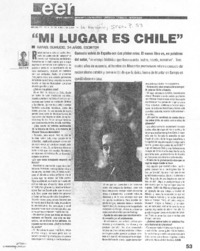 Mi lugar es Chile [entrevista]