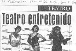 Teatro entretenido