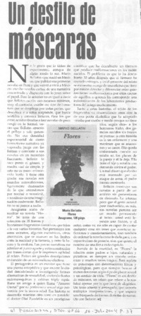 Un Desfile de máscaras