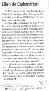 Libro de Cademártori