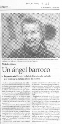 Un ángel barroco