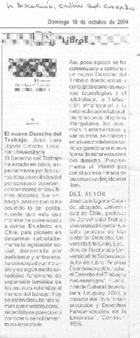 El Nuevo Derecho del Trabajo