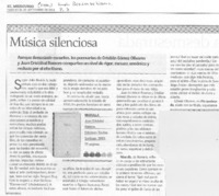 Música silenciosa