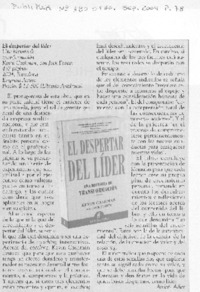 El despertar del líder