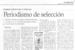 Periodismo de selección