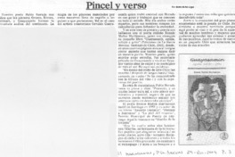 Pincel y verso