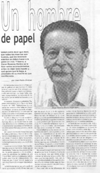 Un hombre de papel
