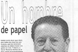 Un hombre de papel