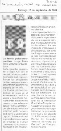 La Teoría psicoprospectiva