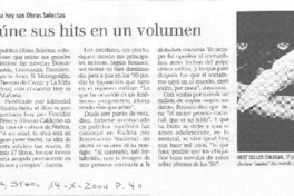 Rosasco reúne sus hits en un volumen