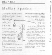 El cáliz y la pantera