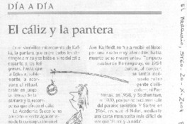 El cáliz y la pantera