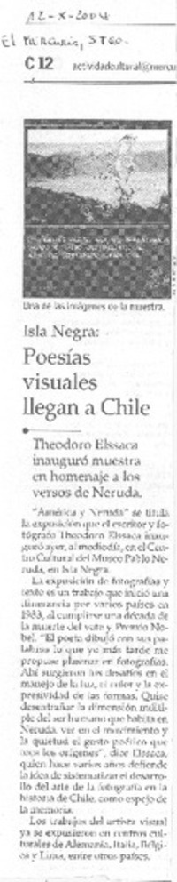 Poesías visuales llegan a Chile