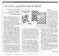 La Camilla, y quinientos años de soledad