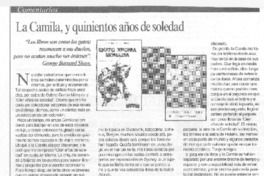 La Camilla, y quinientos años de soledad