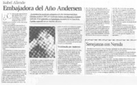 Embajadora del año Andersen