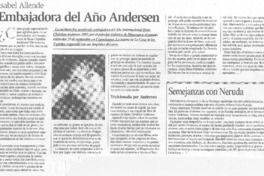 Embajadora del año Andersen