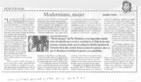 Modernízate, mujer