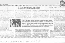 Modernízate, mujer