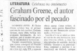 Grahama Greene, el autor fascinado por el pecado