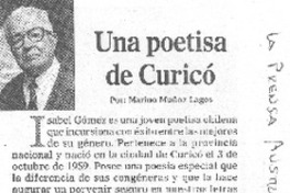 Una poetisa de Curicó