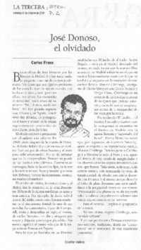 José Donoso, el olvidado