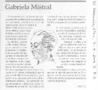 Gabriela Mistral