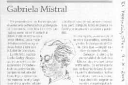 Gabriela Mistral