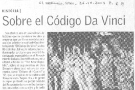 Sobre el Código Da Vinci
