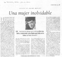 Una mujer inolvidable