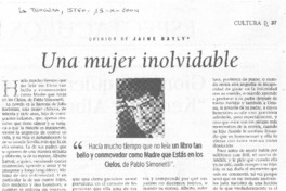 Una mujer inolvidable