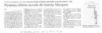 Piratean última novela de García Márquez