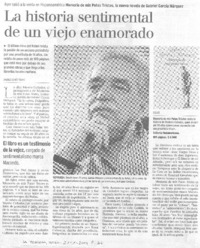 La historia sentimental de un viejo enamorado