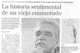 La historia sentimental de un viejo enamorado