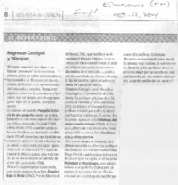 Regresan Cassigoli y Wacquez