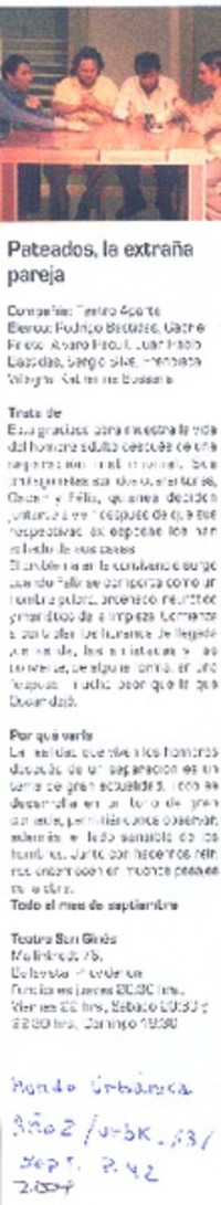 Pateados, la extraña pareja