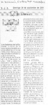 Los Saberes de la escuela