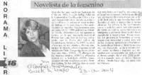 Novelista de lo femenino